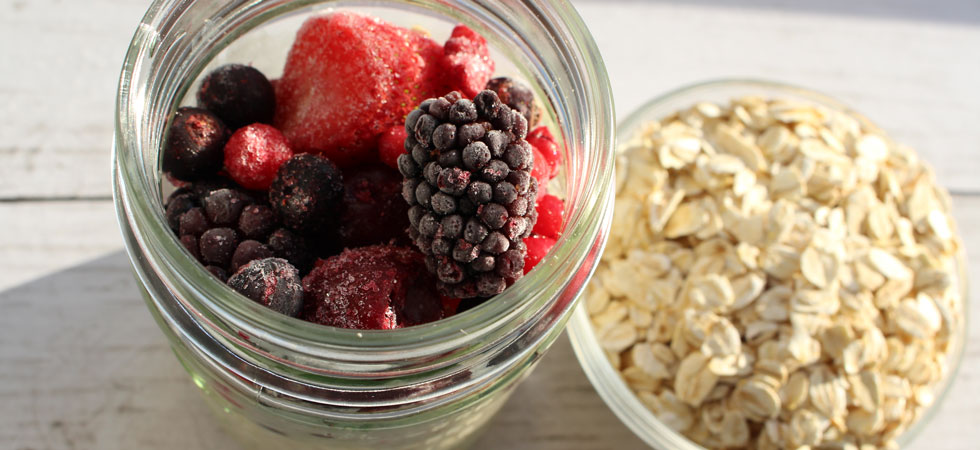 overnightoats-Haferflocken-Beeren